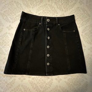 American Eagle denim skirt | Black | Size 2